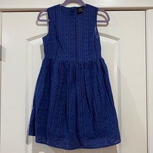 ASOS Blue Eyelet Maternity Dress